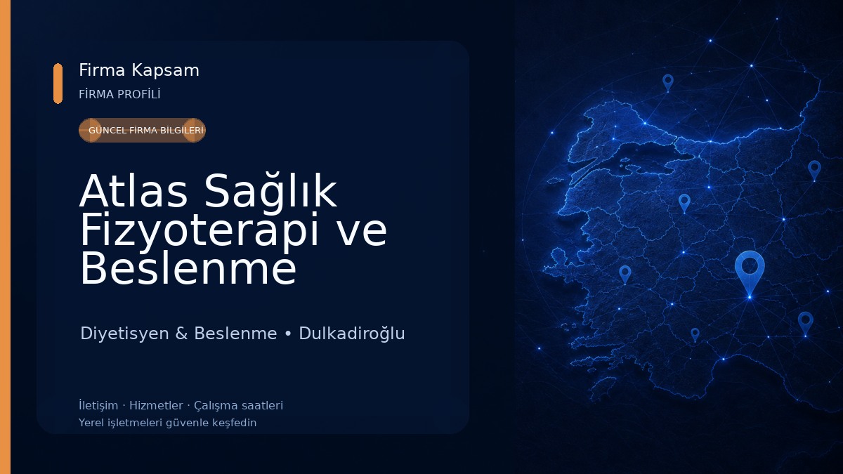 Atlas Sağlık Fizyoterapi ve Beslenme Danışmanlık Merkezi Diyetisyen & Beslenme