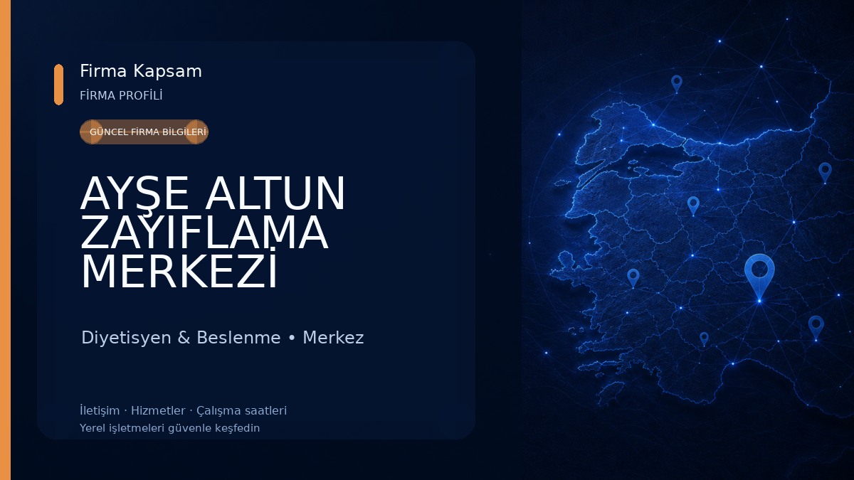 AYŞE ALTUN ZAYIFLAMA MERKEZİ