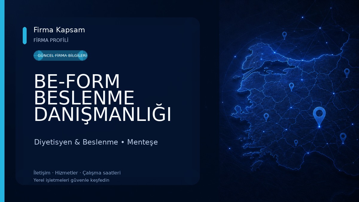 BE-FORM BESLENME DANIŞMANLIĞI VE DİYETİSYENLİK Diyetisyen & Beslenme
