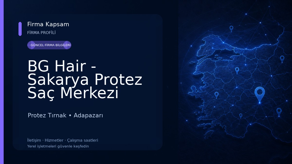 BG Hair - Sakarya Protez Saç Merkezi Protez Tırnak