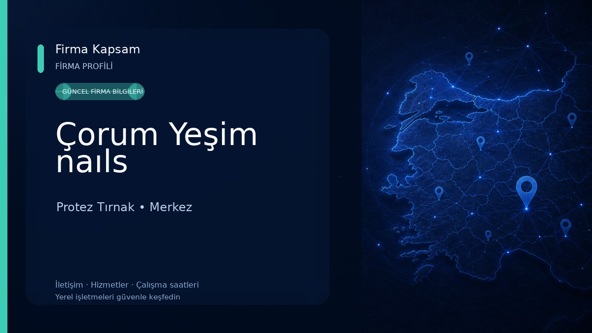 Çorum Yeşim naıls Protez Tırnak