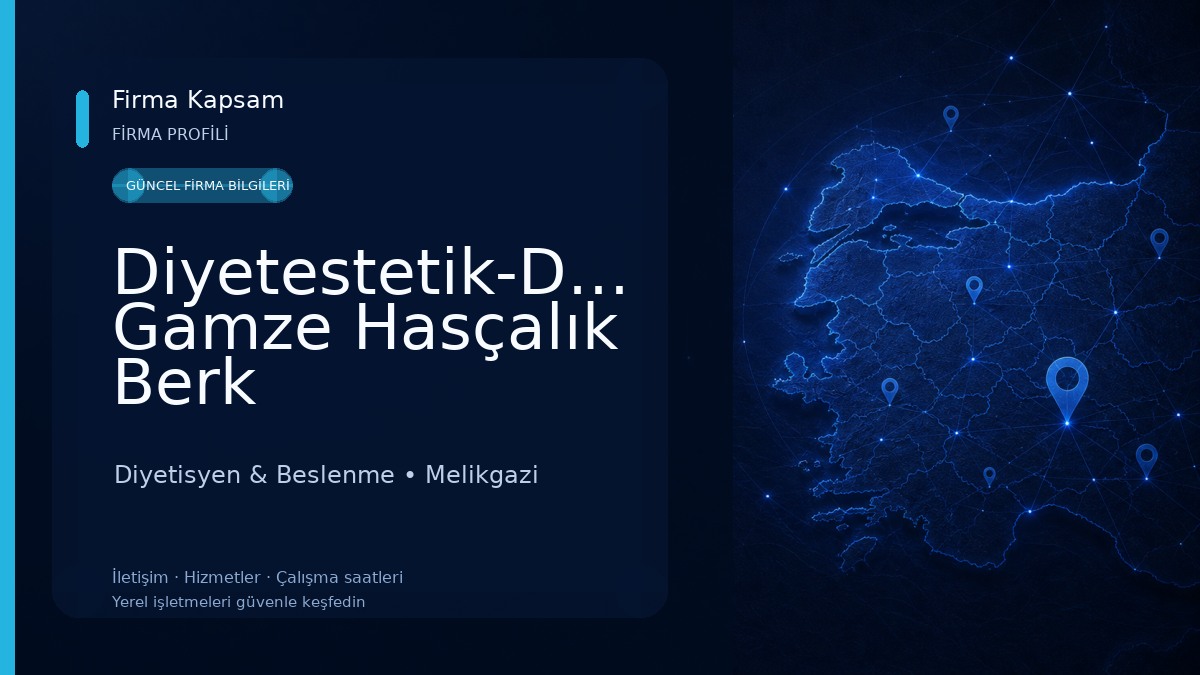 Diyetestetik-Diyetisyen Gamze Hasçalık Berk Diyetisyen & Beslenme