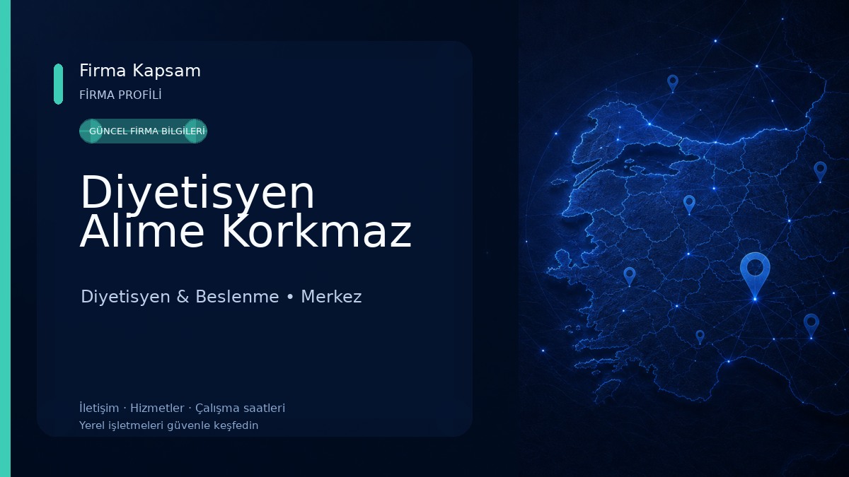 Diyetisyen Alime Korkmaz