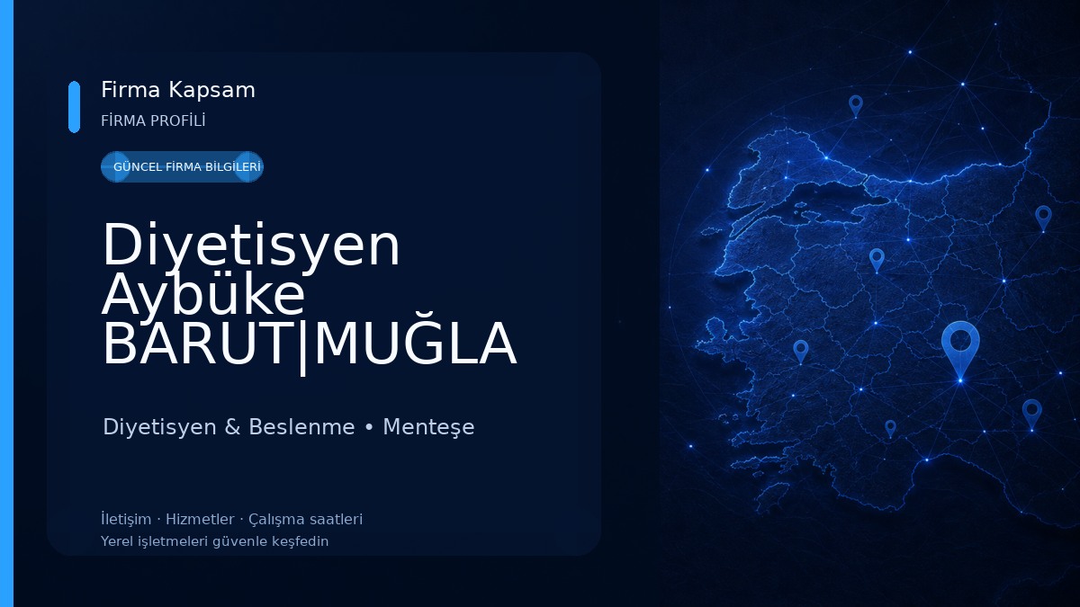 Diyetisyen Aybüke BARUT|MUĞLA DİYETİSYEN