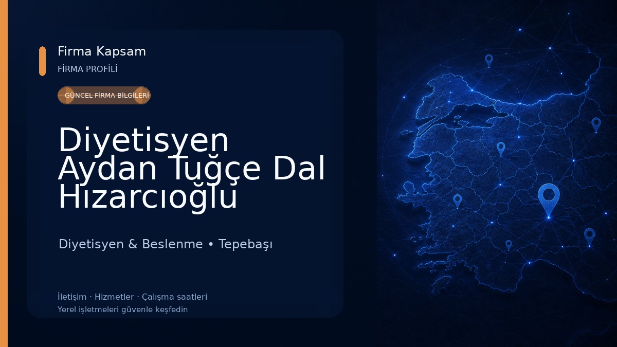 Diyetisyen Aydan Tuğçe Dal Hızarcıoğlu Diyetisyen & Beslenme