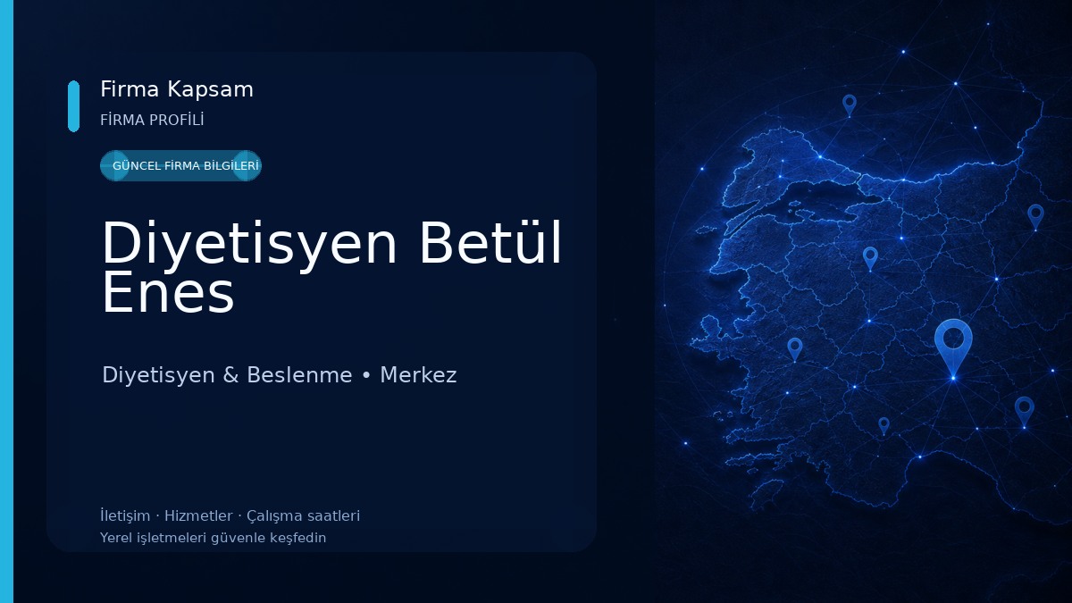 Diyetisyen Betül Enes Diyetisyen & Beslenme