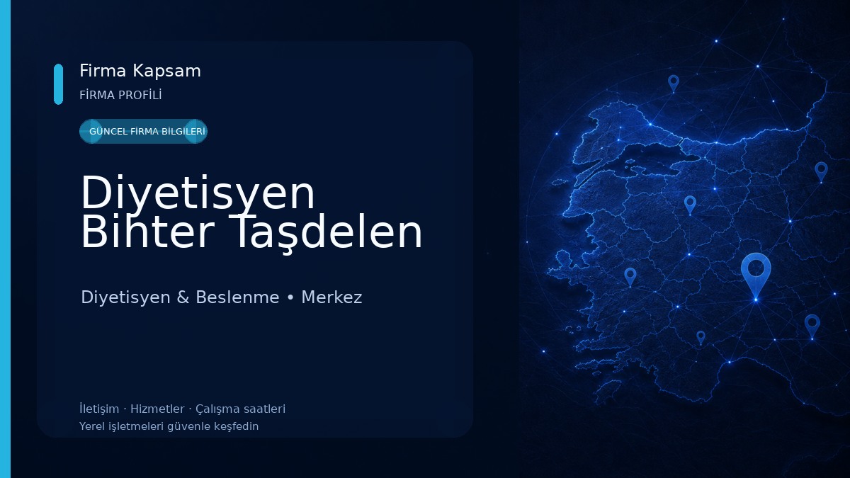 Diyetisyen Bihter Taşdelen