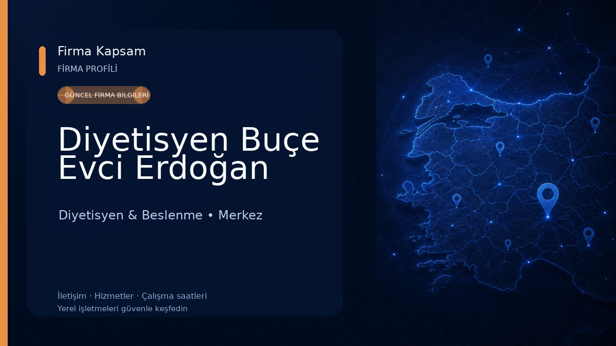 Diyetisyen Buçe Evci Erdoğan