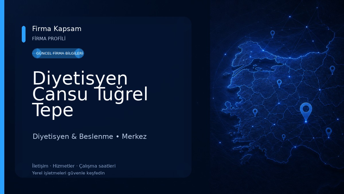 Diyetisyen Cansu Tuğrel Tepe Diyetisyen & Beslenme