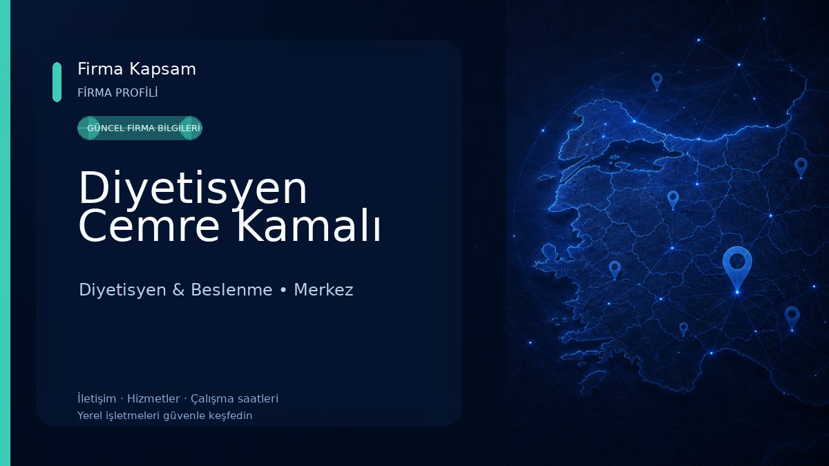 Diyetisyen Cemre Kamalı Diyetisyen & Beslenme