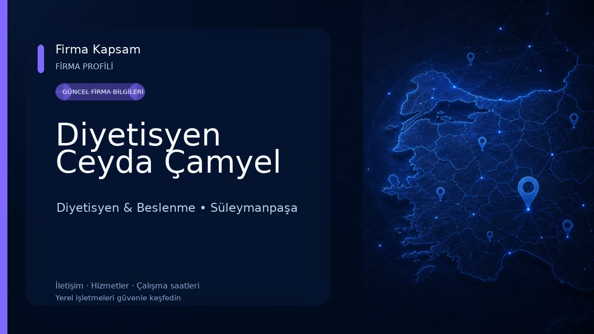 Diyetisyen Ceyda Çamyel Diyetisyen & Beslenme