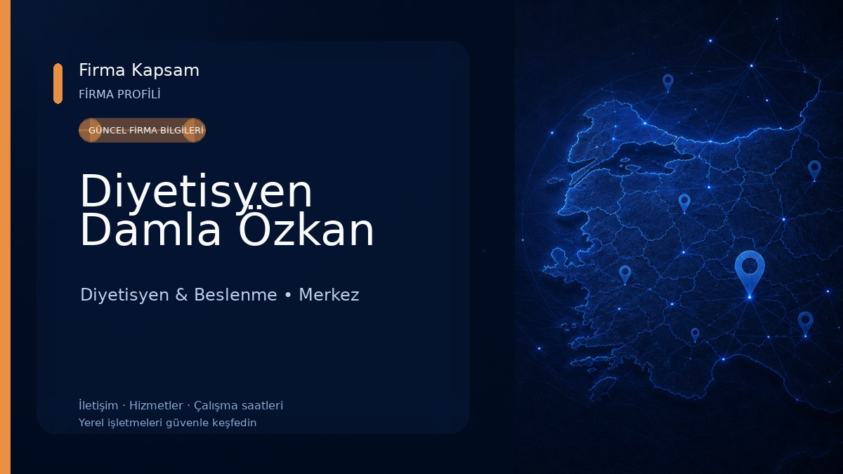 Diyetisyen Damla Özkan Diyetisyen & Beslenme