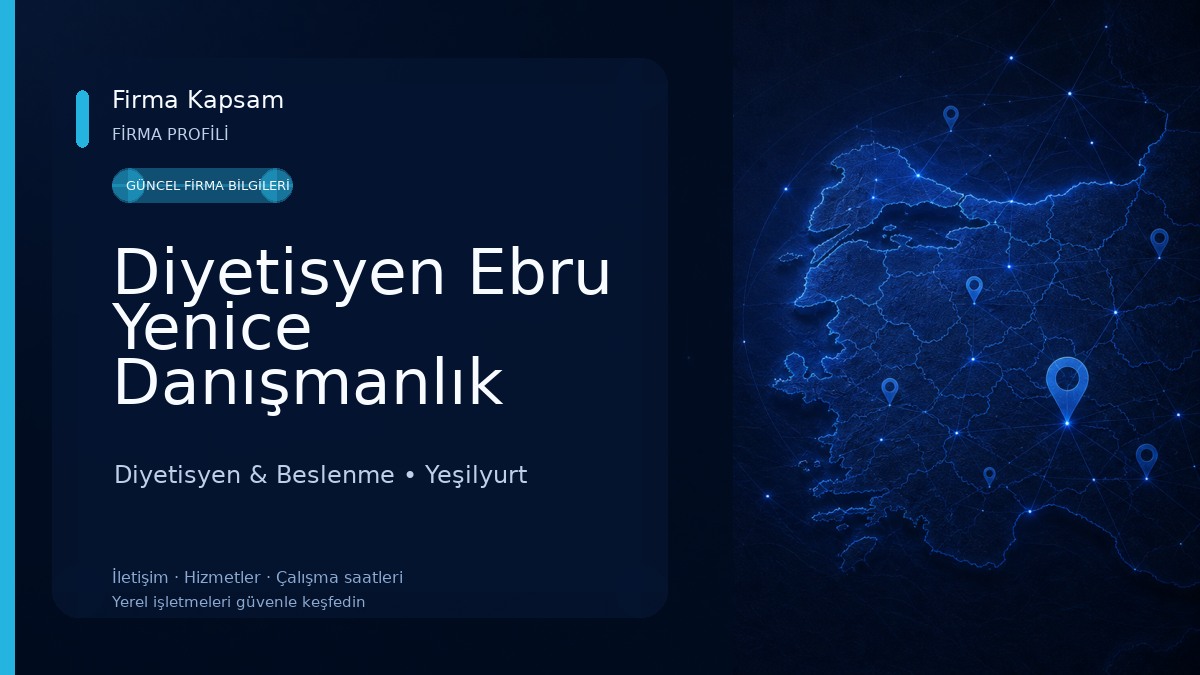 Diyetisyen Ebru Yenice Danışmanlık Merkezi