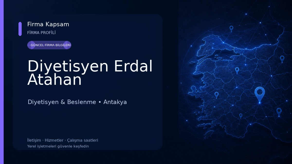 Diyetisyen Erdal Atahan