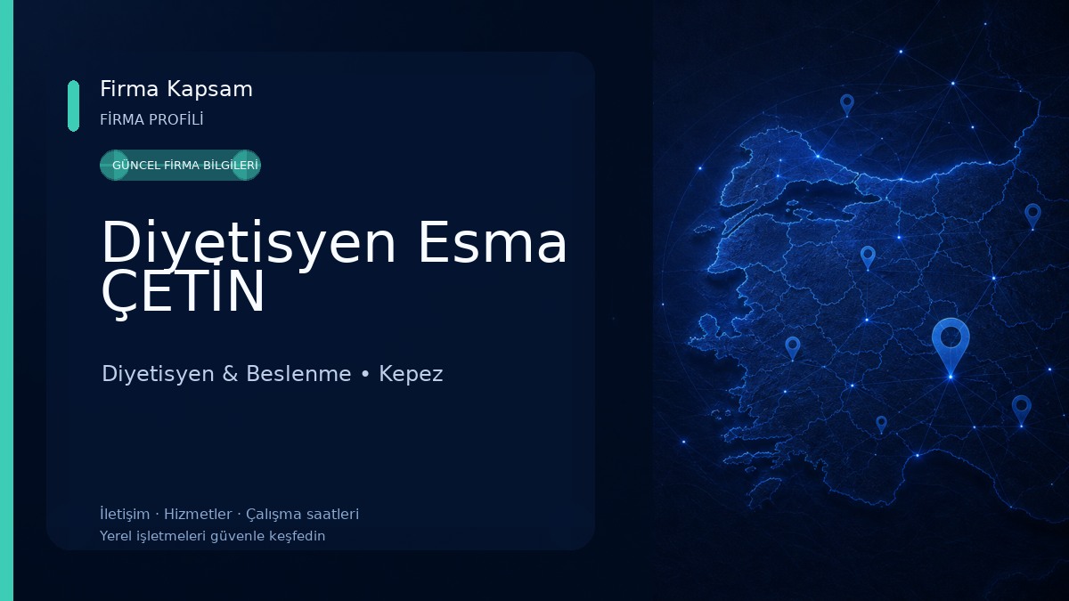 Diyetisyen Esma ÇETİN
