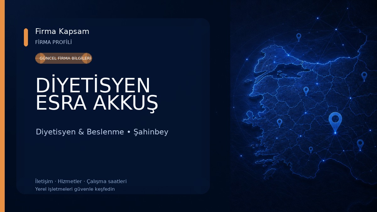 DİYETİSYEN ESRA AKKUŞ Diyetisyen & Beslenme