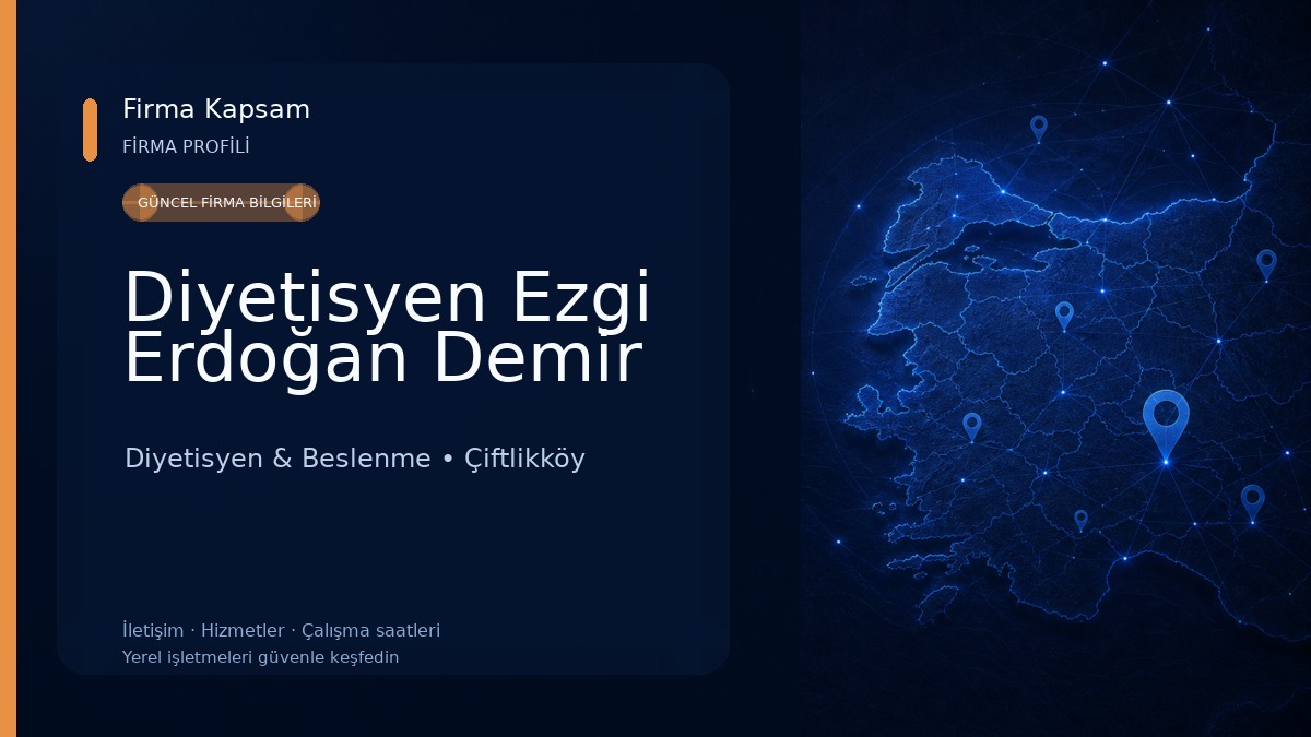 Diyetisyen Ezgi Erdoğan Demir Diyetisyen & Beslenme