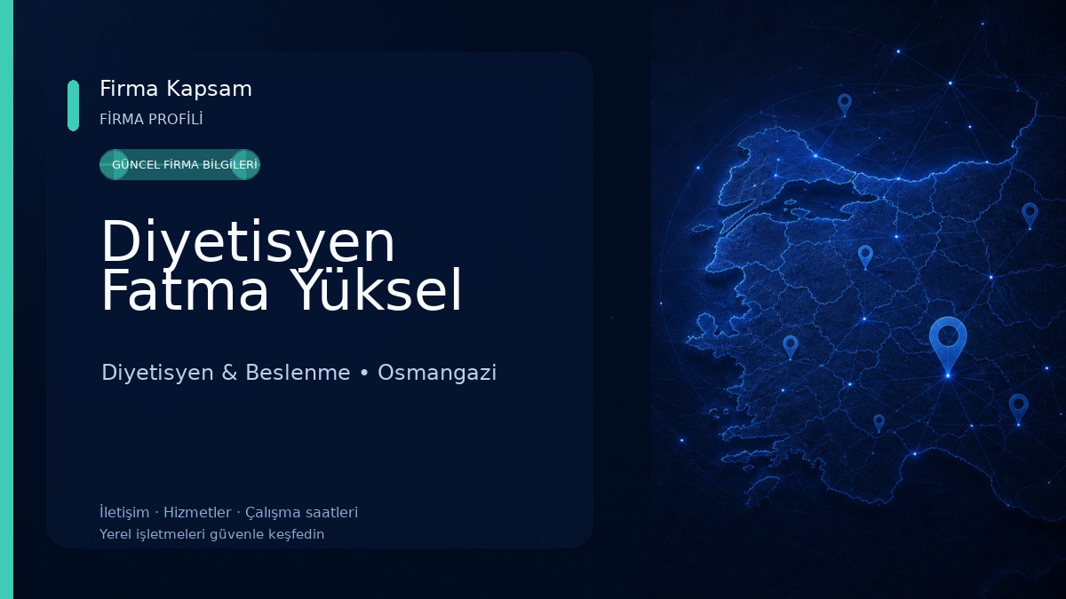 Diyetisyen Fatma Yüksel Diyetisyen & Beslenme
