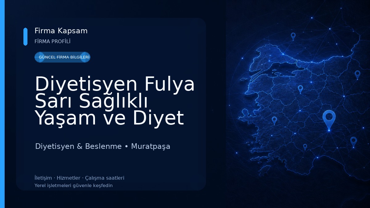 Diyetisyen Fulya Sarı Sağlıklı Yaşam ve Diyet Danışmanlığı Diyetisyen & Beslenme