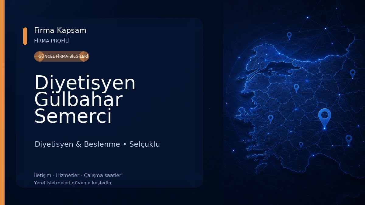 Diyetisyen Gülbahar Semerci Beslenme ve Diyet Danışmanlığı Diyetisyen & Beslenme