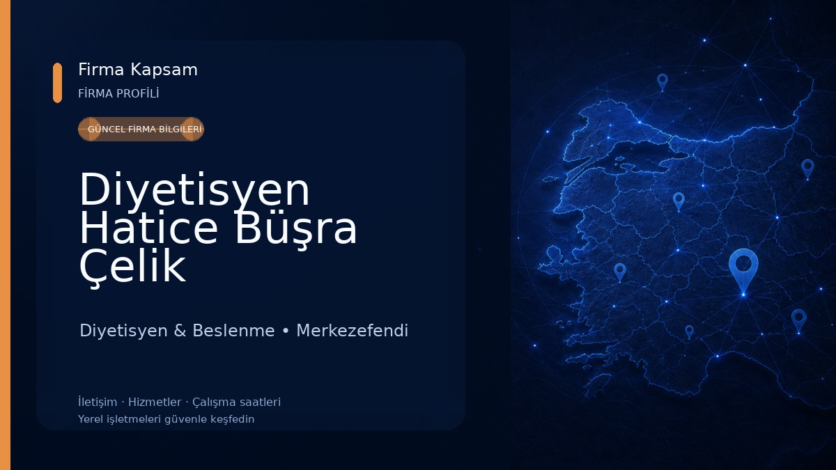 Diyetisyen Hatice Büşra Çelik