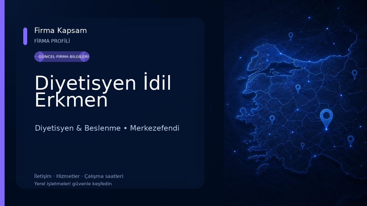 Diyetisyen İdil Erkmen Diyetisyen & Beslenme