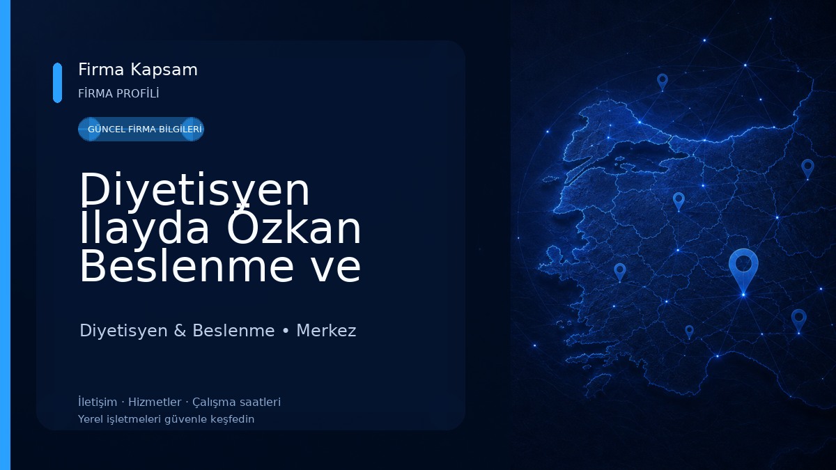 Diyetisyen İlayda Özkan Beslenme ve Diyet Kliniği Diyetisyen & Beslenme