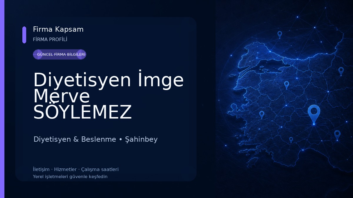Diyetisyen İmge Merve SÖYLEMEZ Diyetisyen & Beslenme