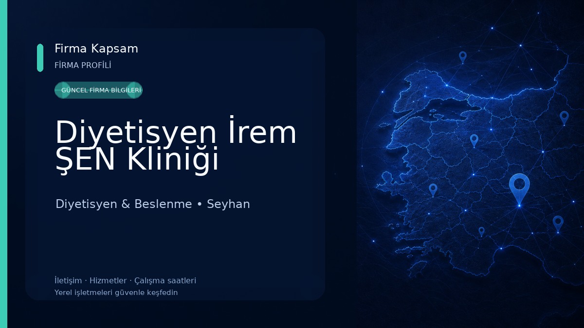Diyetisyen İrem ŞEN Kliniği Diyetisyen & Beslenme
