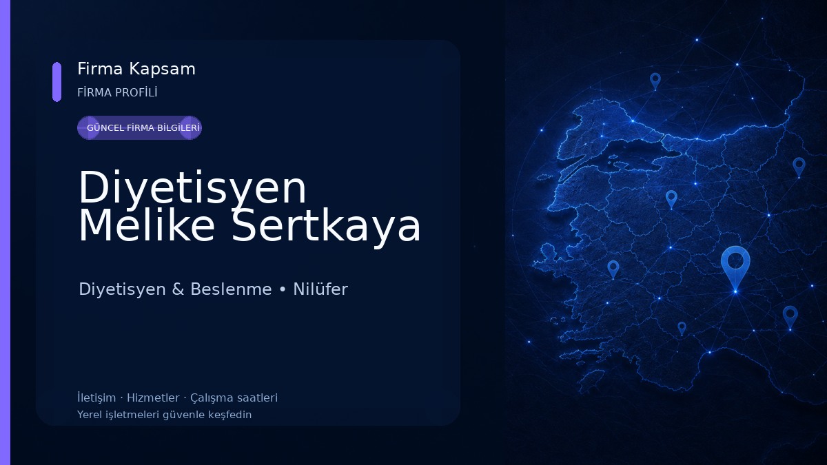 Diyetisyen Melike Sertkaya Diyetisyen & Beslenme