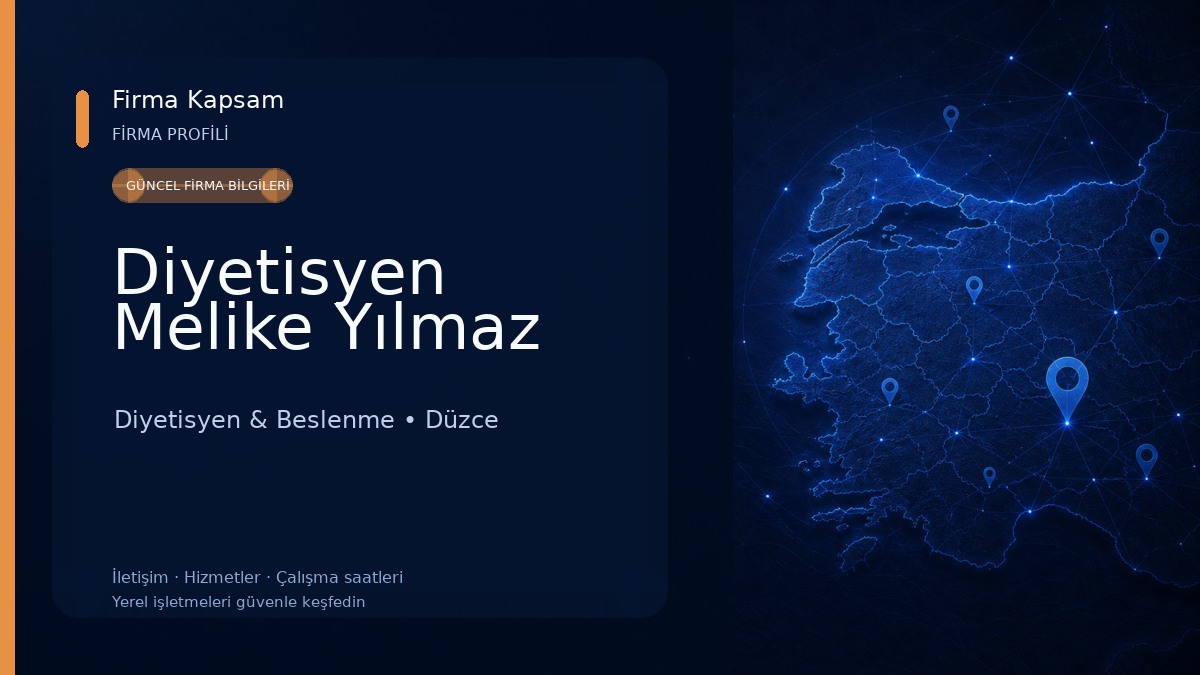 Diyetisyen Melike Yılmaz