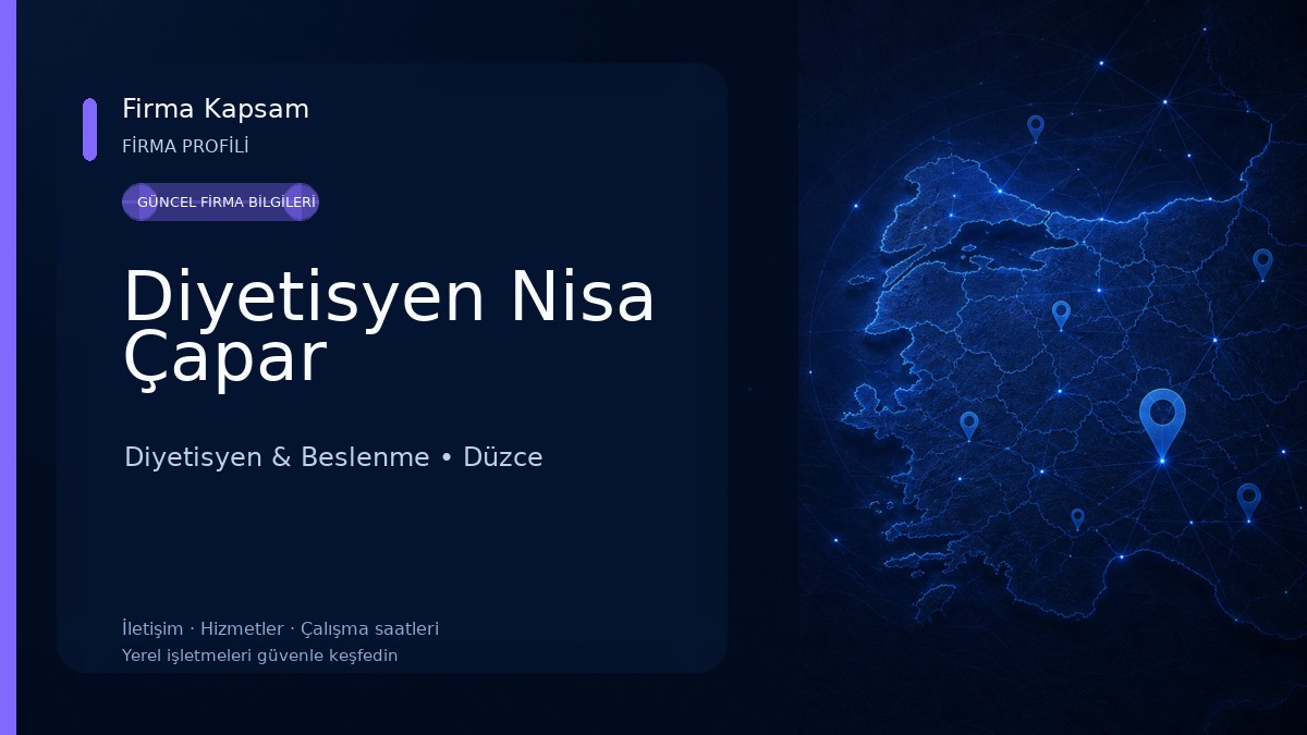 Diyetisyen Nisa Çapar