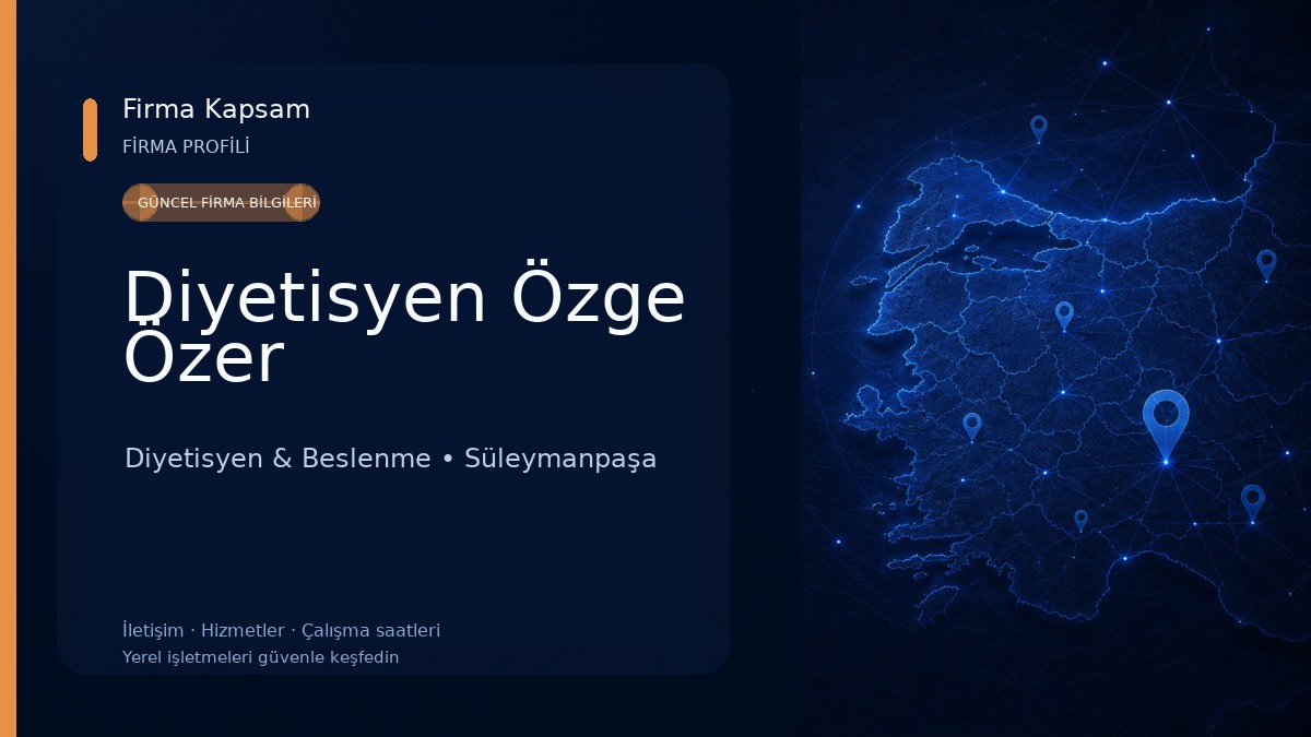 Diyetisyen Özge Özer