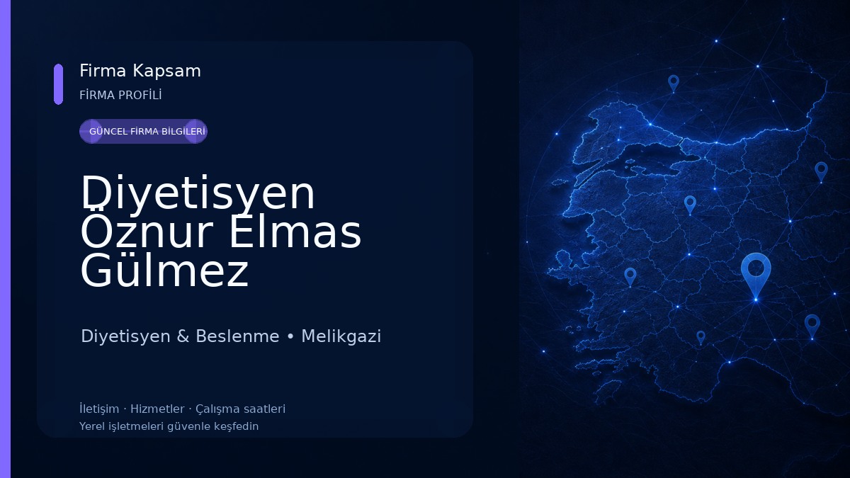 Diyetisyen Öznur Elmas Gülmez