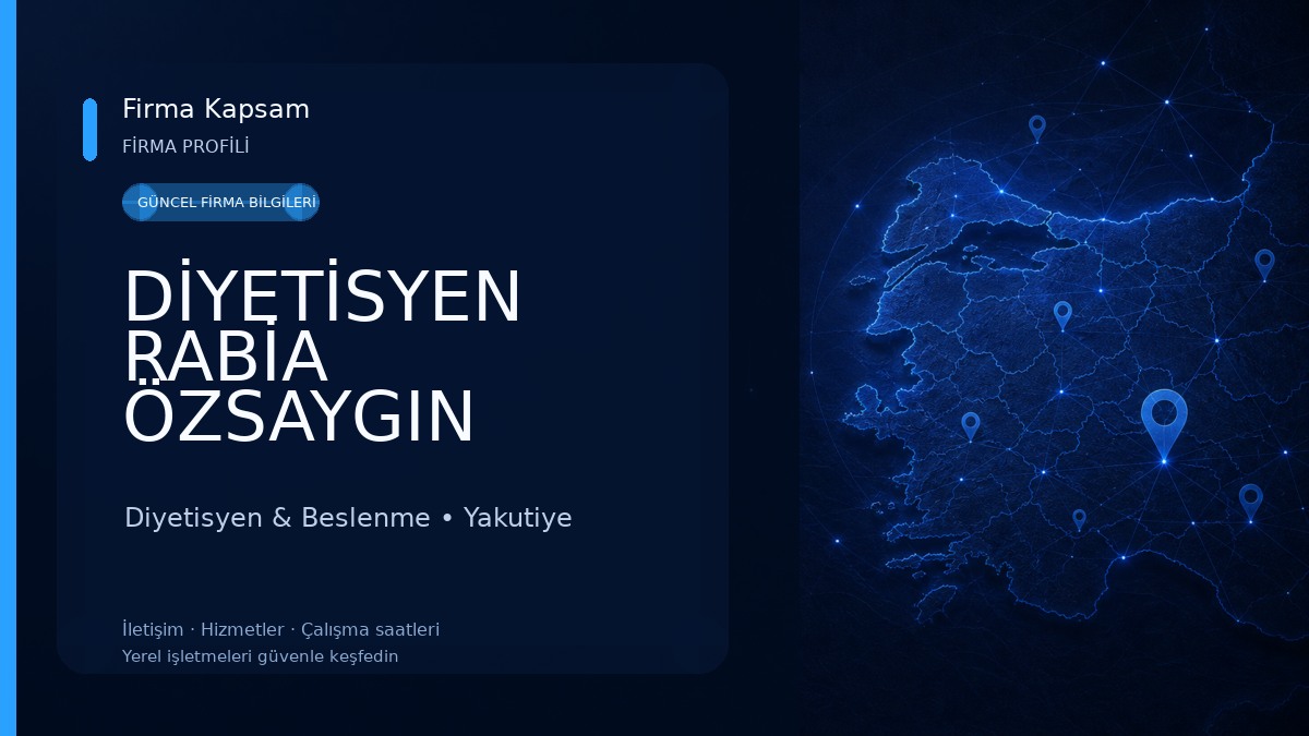 DİYETİSYEN RABİA ÖZSAYGIN