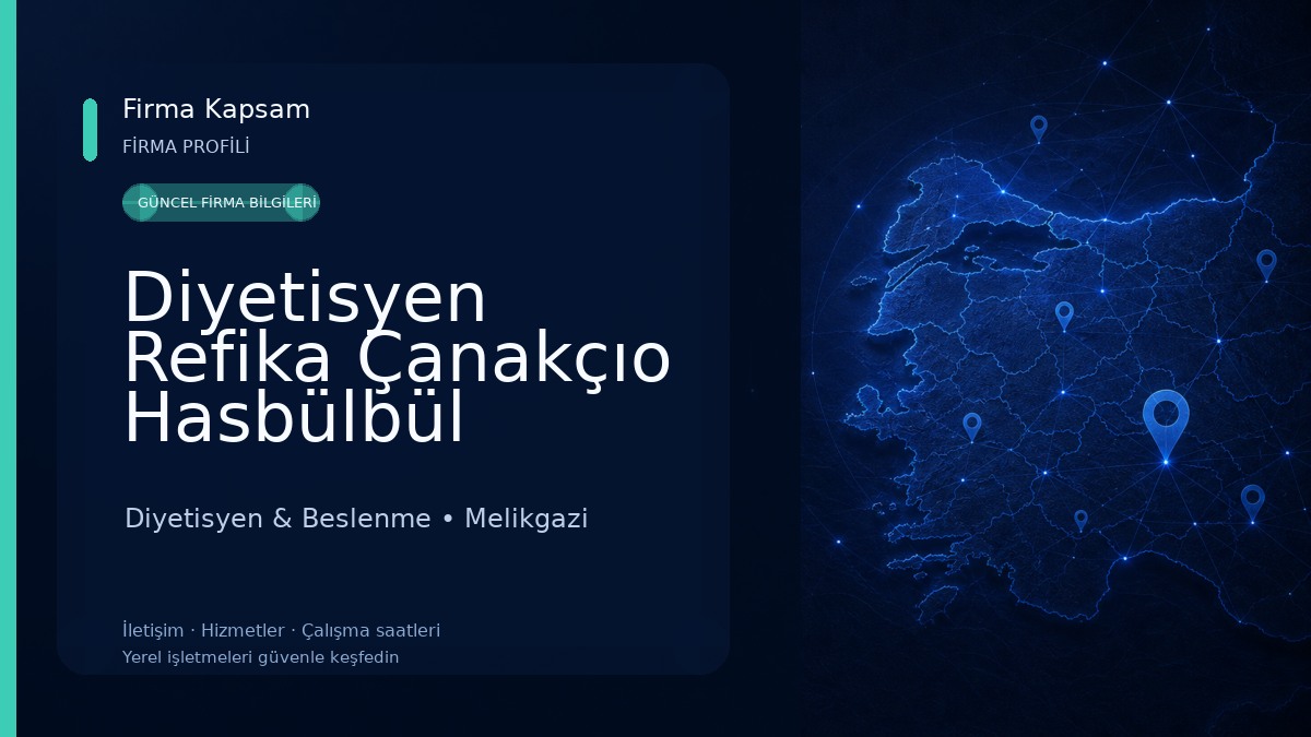 Diyetisyen Refika Çanakçıo Hasbülbül Diyetisyen & Beslenme