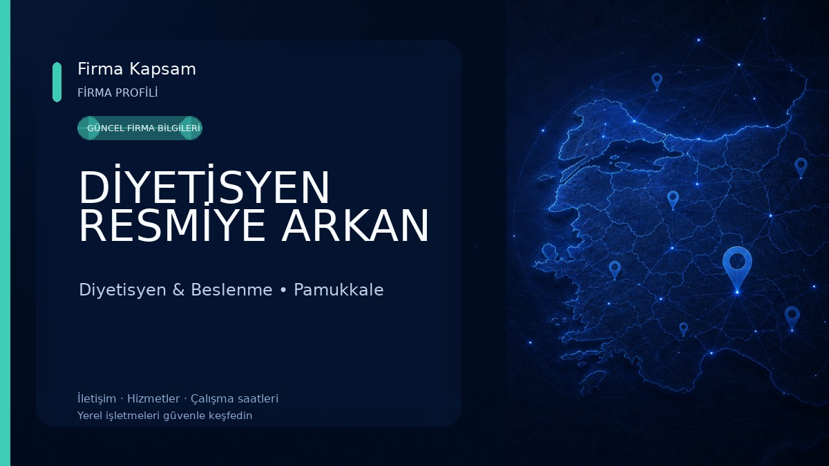 DİYETİSYEN RESMİYE ARKAN Diyetisyen & Beslenme