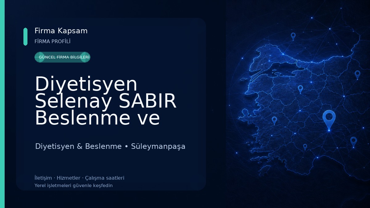 Diyetisyen Selenay SABIR Beslenme ve Diyet Danışmanlık Merkezi GENESİS PLAZA Diyetisyen & Beslenme