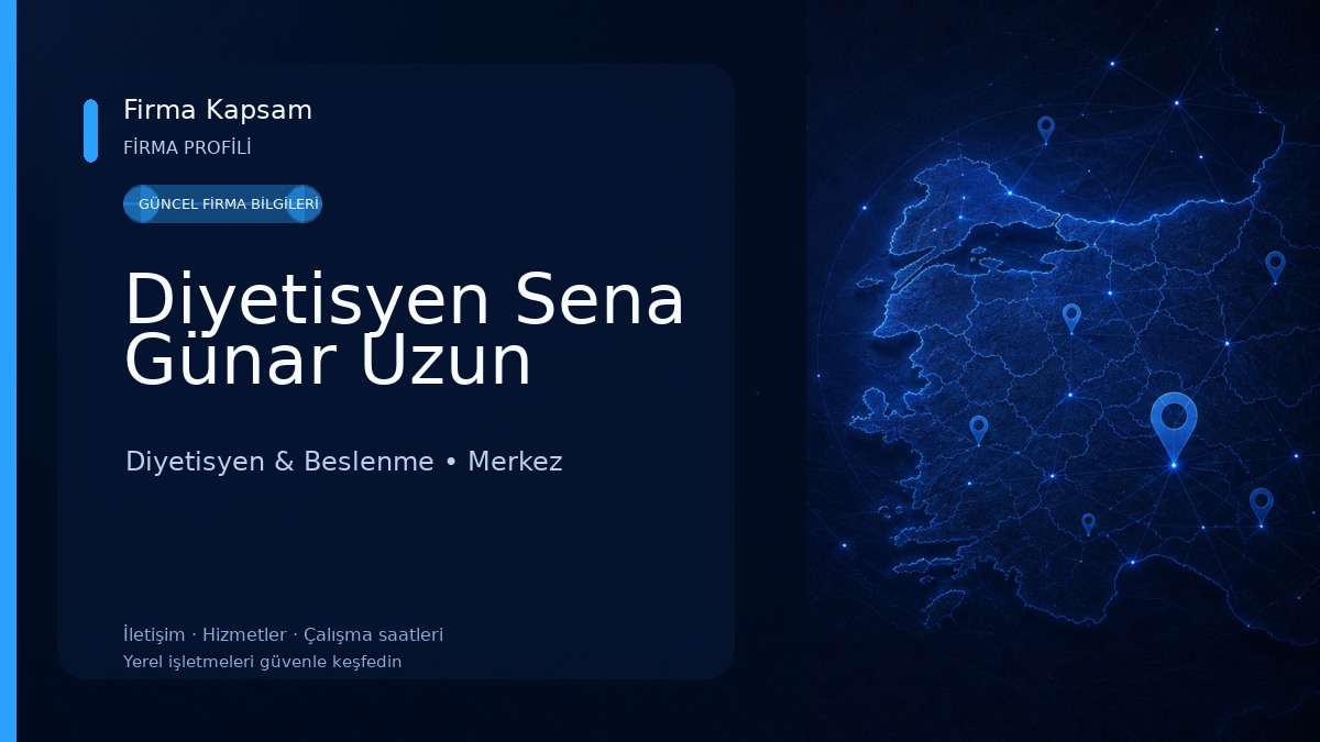 Diyetisyen Sena Günar Uzun