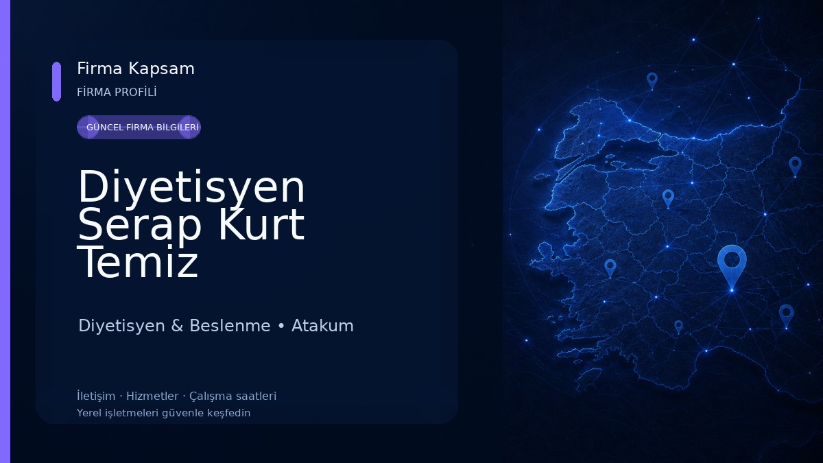 Diyetisyen Serap Kurt Temiz Diyetisyen & Beslenme