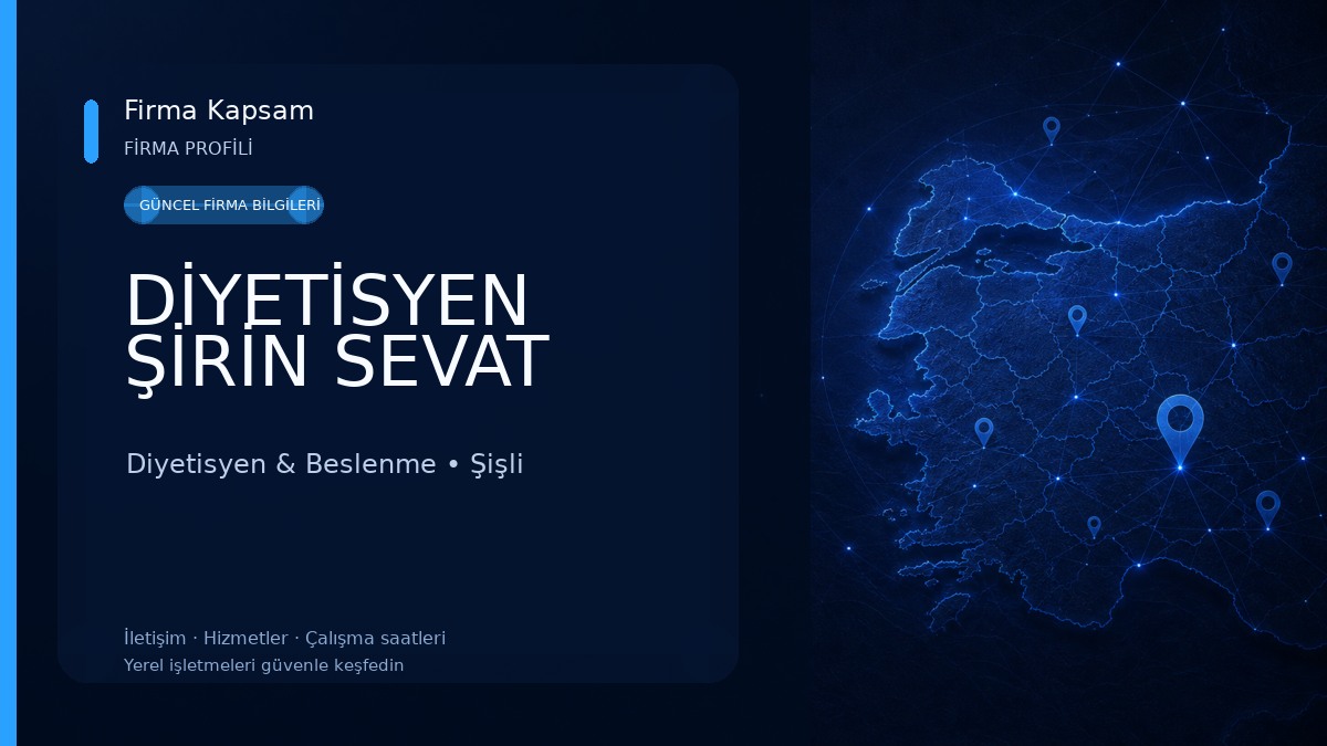 DİYETİSYEN ŞİRİN SEVAT Diyetisyen & Beslenme