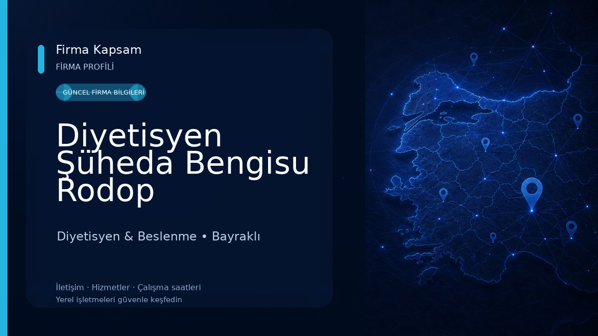 Diyetisyen Şüheda Bengisu Rodop Diyetisyen & Beslenme