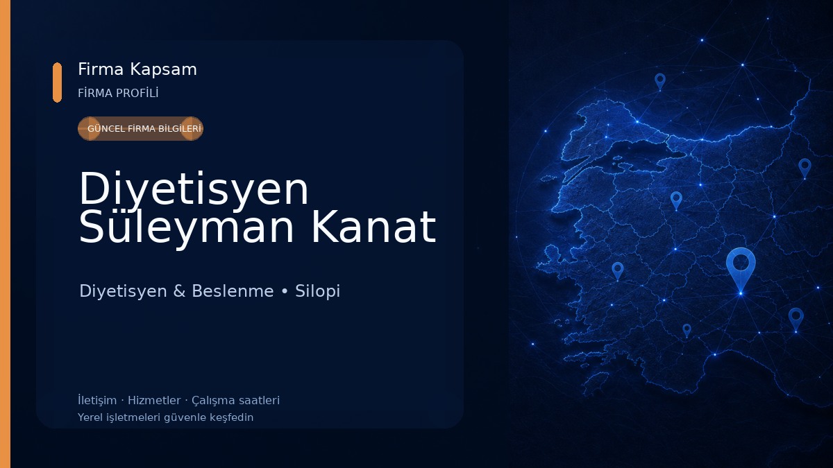 Diyetisyen Süleyman Kanat Diyetisyen & Beslenme