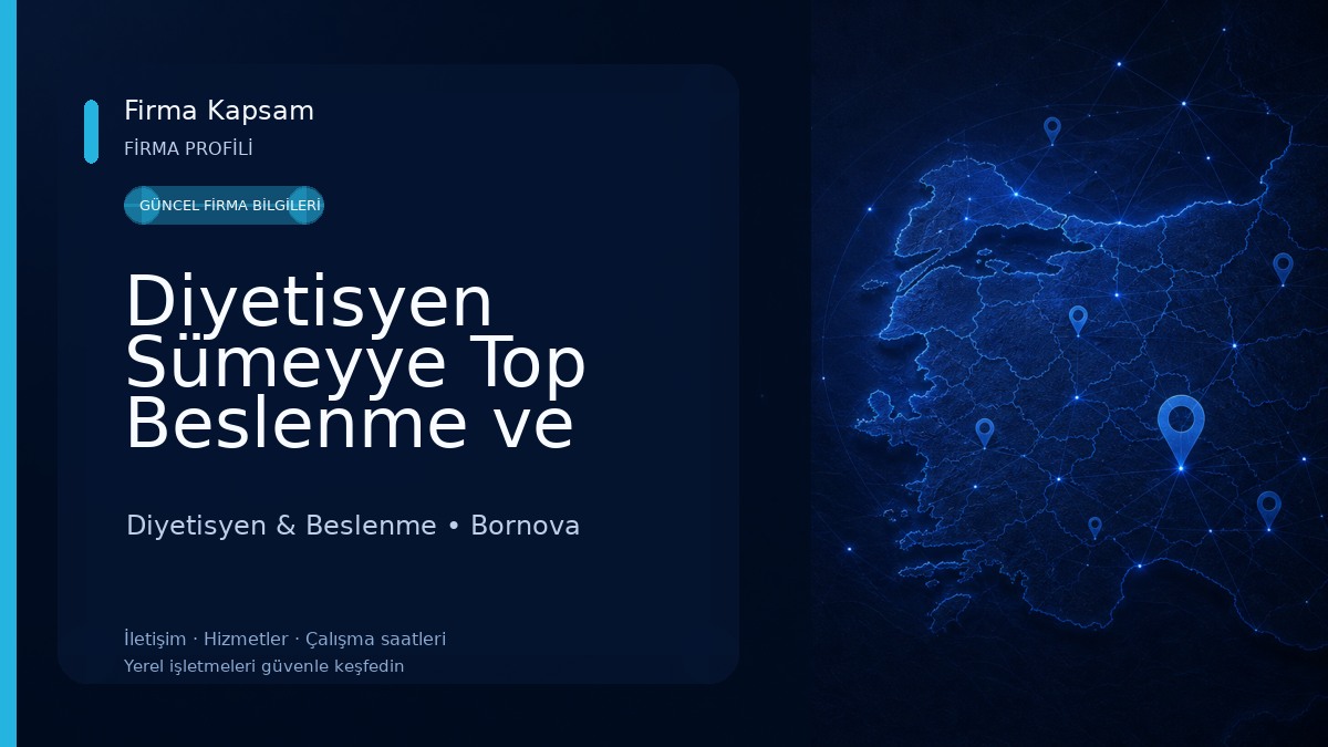 Diyetisyen Sümeyye Top Beslenme ve Diyet Danışmanlığı