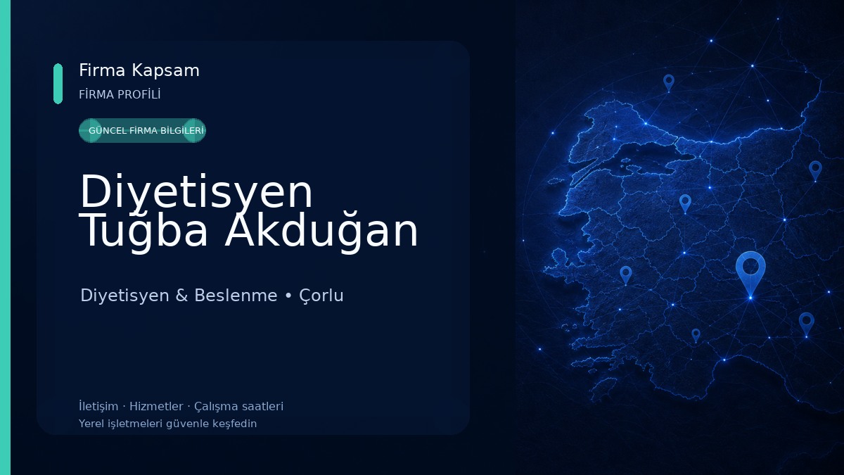 Diyetisyen Tuğba Akduğan Diyetisyen & Beslenme