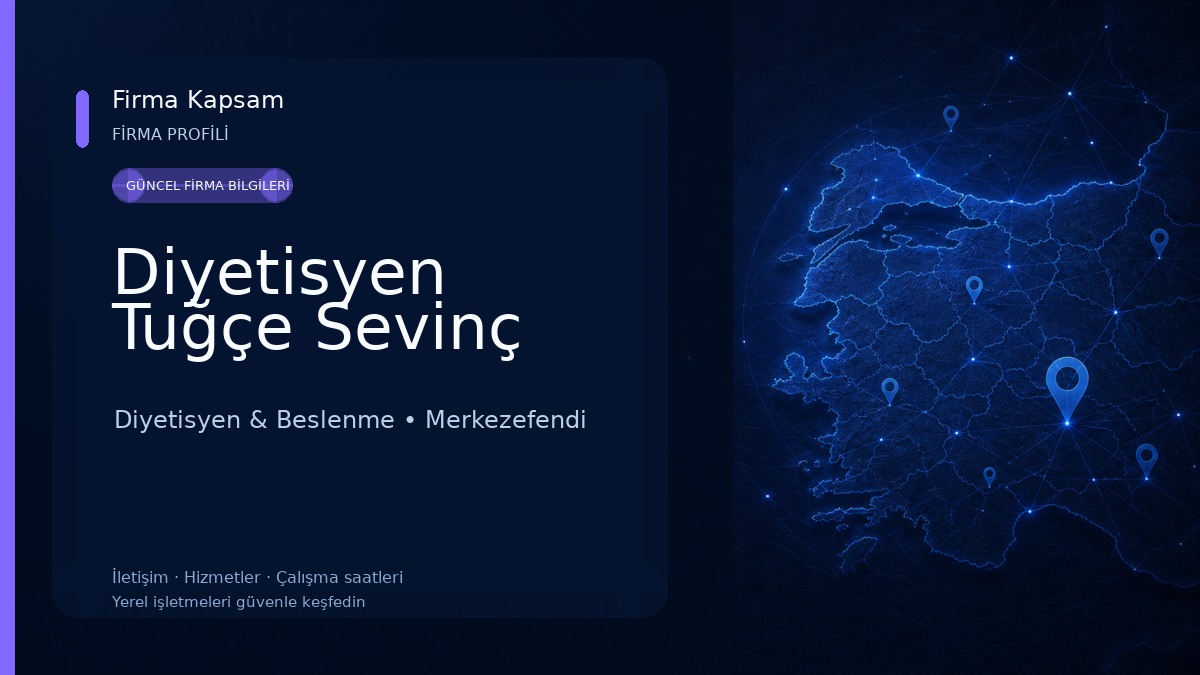 Diyetisyen Tuğçe Sevinç Diyetisyen & Beslenme