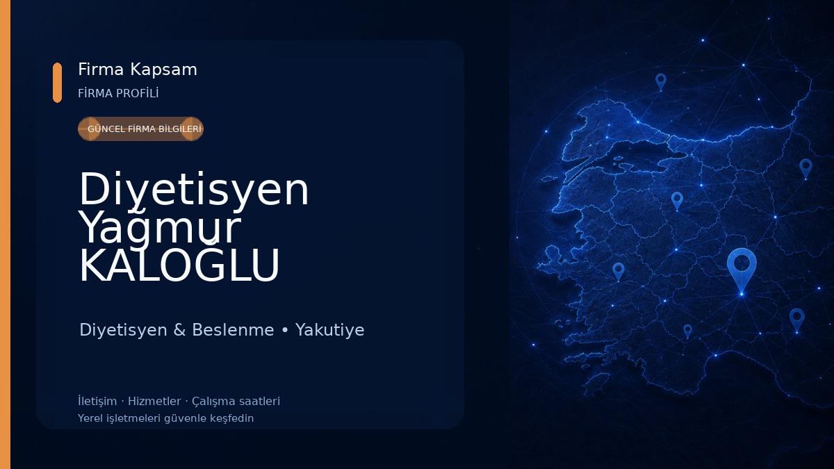 Diyetisyen Yağmur KALOĞLU