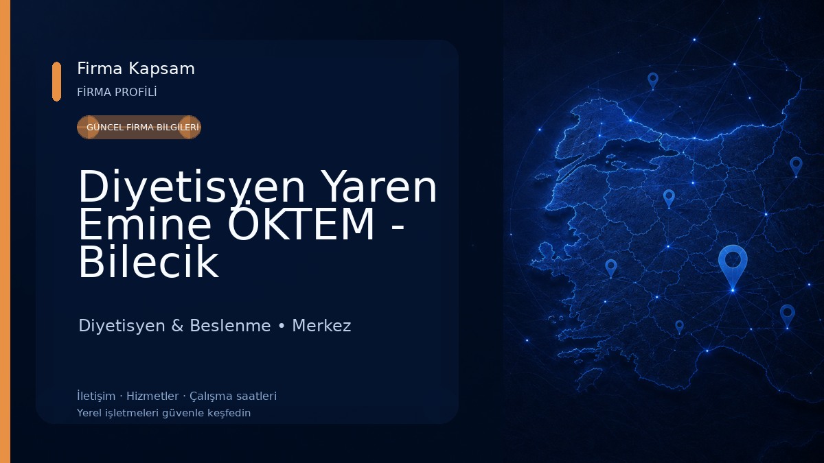 Diyetisyen Yaren Emine ÖKTEM - Bilecik Diyetisten Diyetisyen & Beslenme
