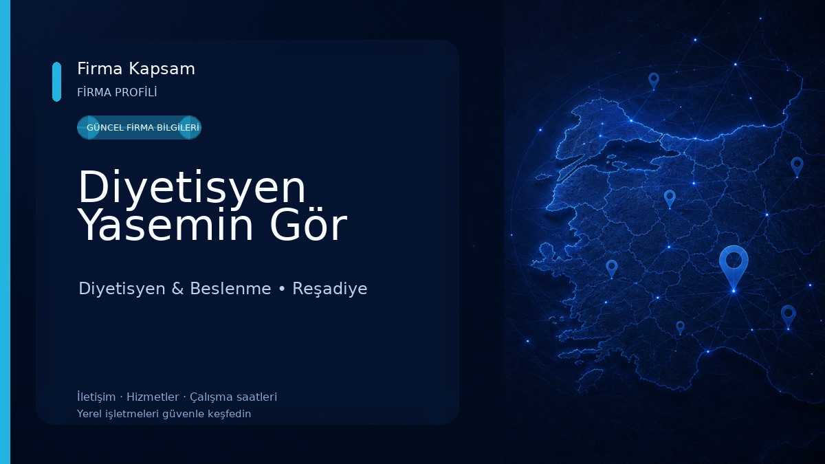 Diyetisyen Yasemin Gör Diyetisyen & Beslenme