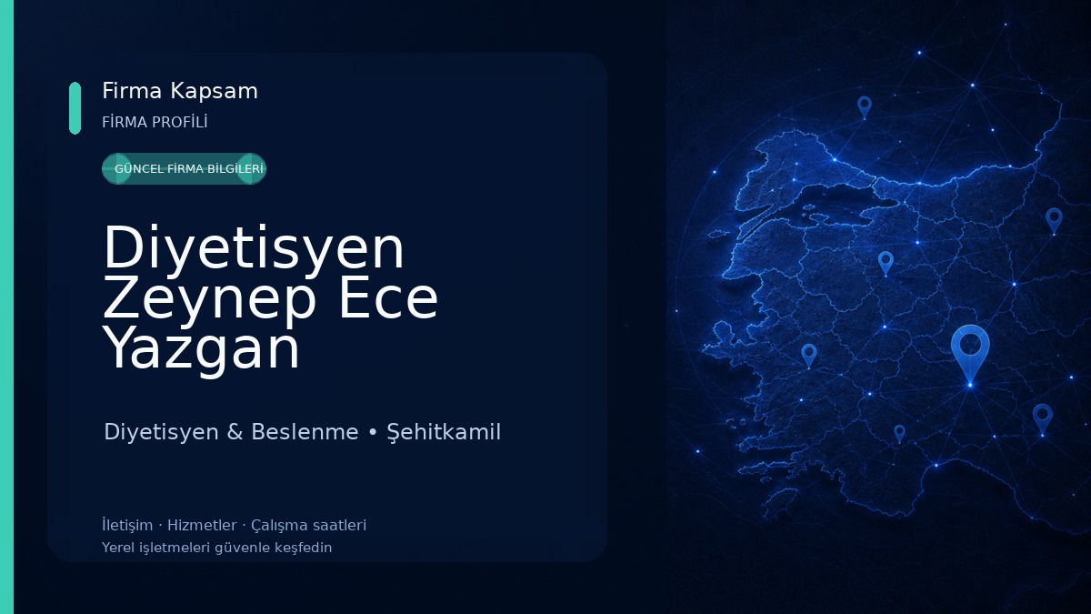 Diyetisyen Zeynep Ece Yazgan